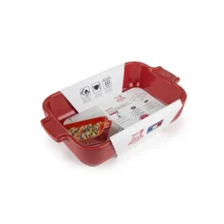 Online PEUGEOT Plat à Four Rectangulaire en Céramique Appolia 22 cm Rouge