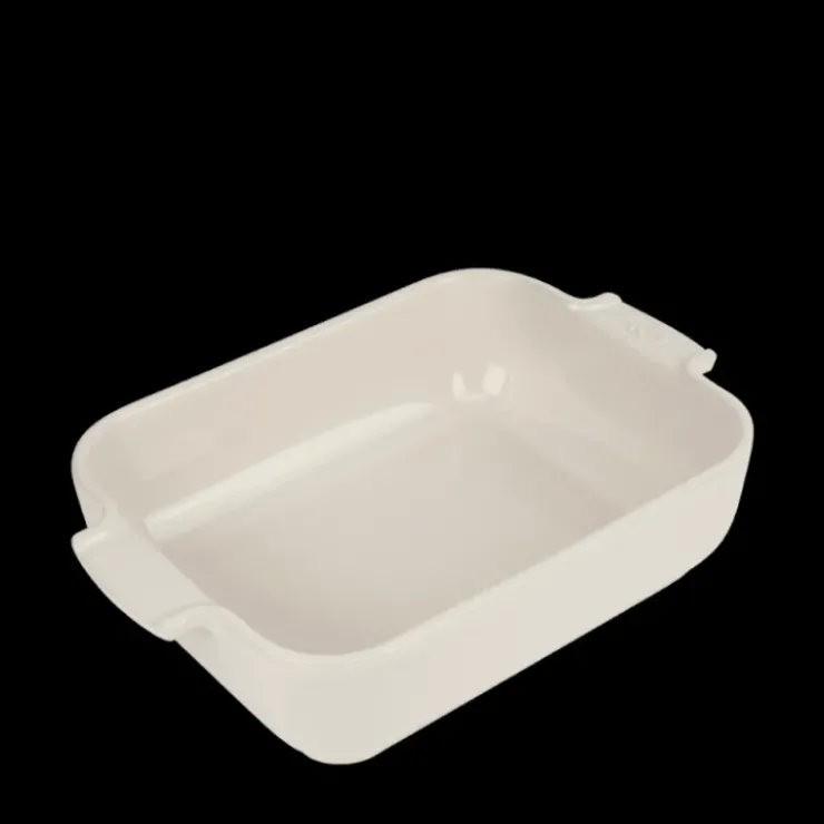 Sale PEUGEOT Plat à Four Rectangulaire en Céramique Appolia 25 cm Ecru