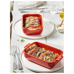 Discount PEUGEOT Plat à Four Rectangulaire en Céramique Appolia 22 cm Ardoise