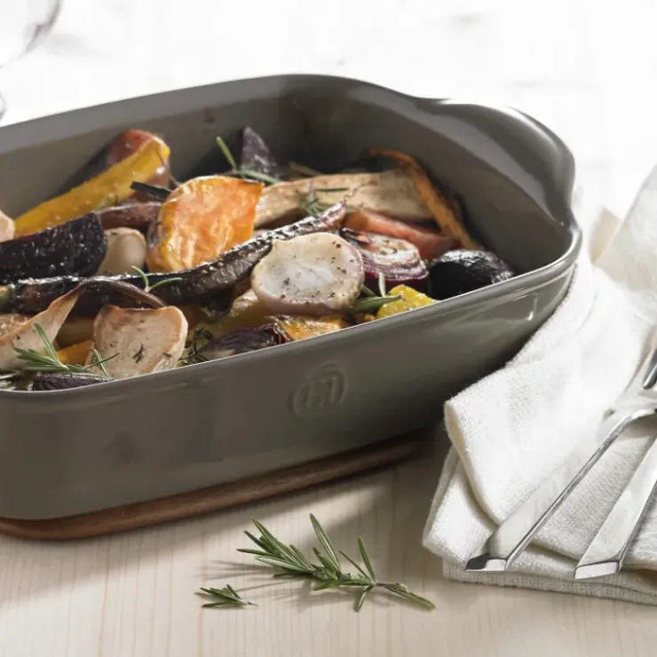 EMILE HENRY Plat à Four Rectangulaire en Céramique 29 x19 cm Provence