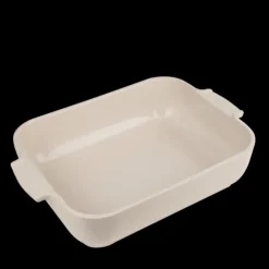 Hot PEUGEOT Plat à Four Rectangulaire en Céramique Appolia 32 cm Ecru