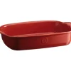 Hot EMILE HENRY Plat à Four Rectangulaire en Céramique 36 x 22,5 cm Grand Cru