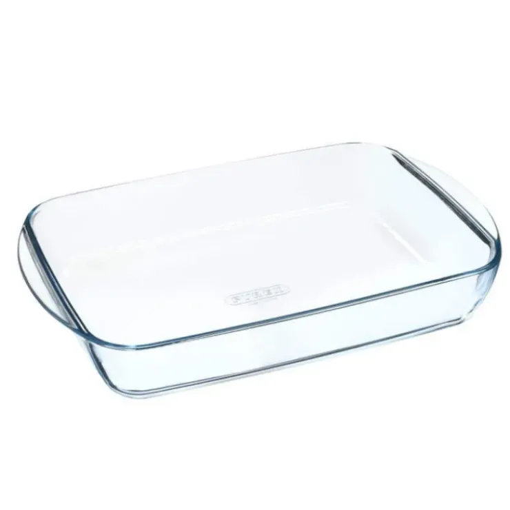 New PYREX Plat à Lasagnes Rectangulaire en Verre 34 x 23 cm 2,6 L Essentials