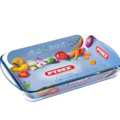 Clearance PYREX Plat à Lasagnes Rectangulaire en Verre 40 x 27 cm 3,7 L Essentials