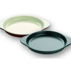 New MATFER Plat à Oeuf Rond Noir Ø 16 cm en Fonte émaillée