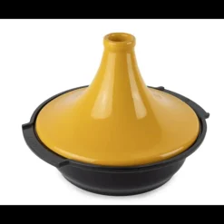 Clearance PEUGEOT Plat à Tajine en Aluminium Revêtement Céramique 30 cm Jaune Safran