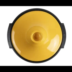 Clearance PEUGEOT Plat à Tajine en Aluminium Revêtement Céramique 30 cm Jaune Safran