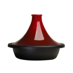LE CREUSET Plat à Tajine en Fonte 35 cm Cerise