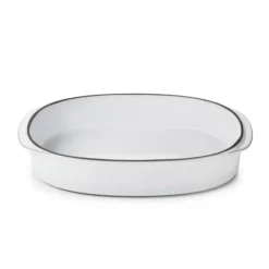 New REVOL Plat Oblong Blanc Cumulus 34 x 25 cm Caractère Culinaire