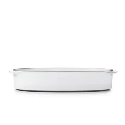 New REVOL Plat Oblong Blanc Cumulus 34 x 25 cm Caractère Culinaire