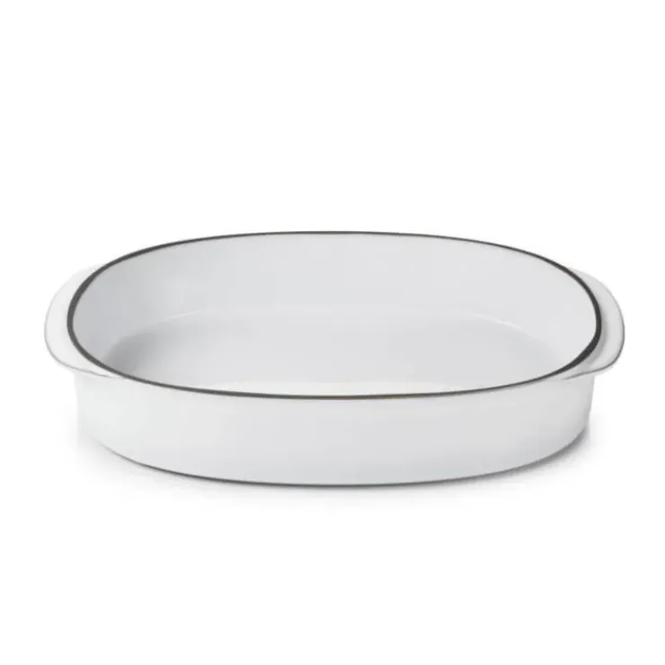 Clearance REVOL Plat Oblong Blanc Cumulus 26 x 18,5 cm Caractère Culinaire