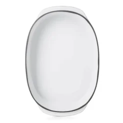 Clearance REVOL Plat Oblong Blanc Cumulus 26 x 18,5 cm Caractère Culinaire
