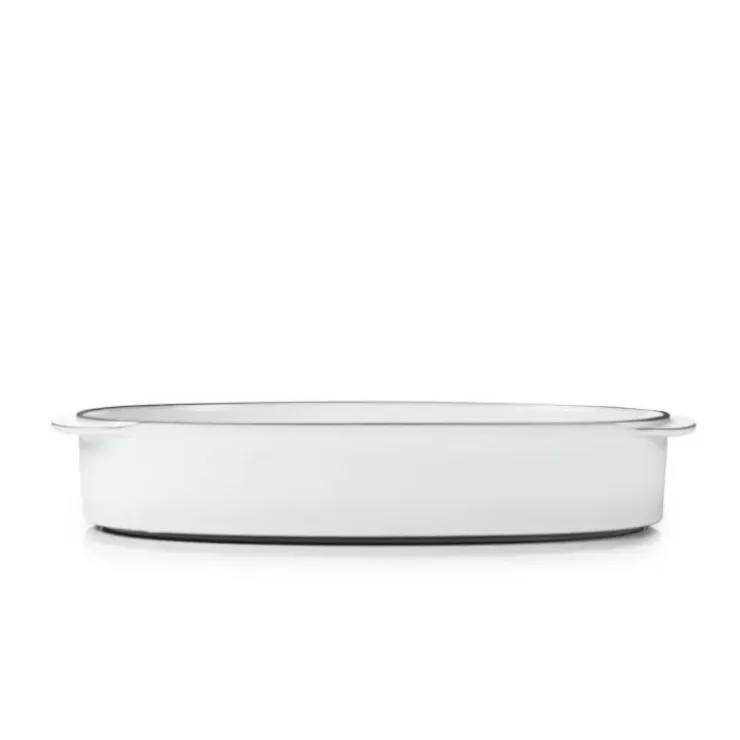 Clearance REVOL Plat Oblong Blanc Cumulus 26 x 18,5 cm Caractère Culinaire