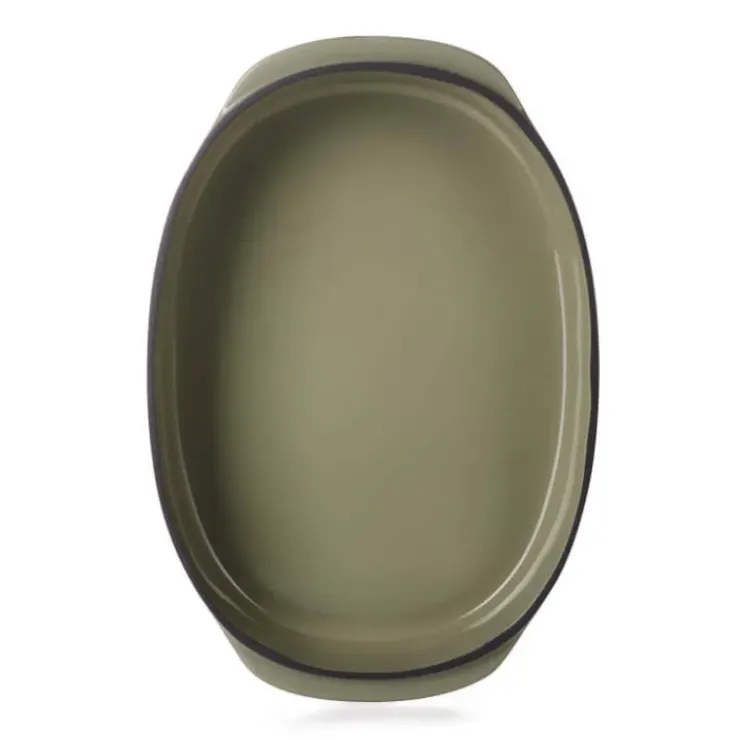Hot REVOL Plat Oblong Cardamome 34 x 25 cm Caractère Culinaire
