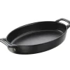 Sale REVOL Plat Ovale Noir 24x16 cm Belle Cuisine