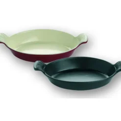 Discount MATFER Plat Ovale Rouge 25,5 cm en Fonte émaillée