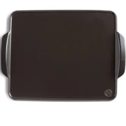 Clearance EMILE HENRY Plat Rectangulaire en Céramique 42.5x31.5 cm Fusain