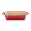 Best LE CREUSET Plat Rectangulaire en Fonte 37 cm Cerise