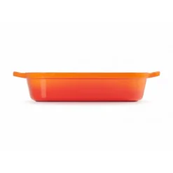 Hot LE CREUSET Plat Rectangulaire en Fonte 37 cm Volcanique