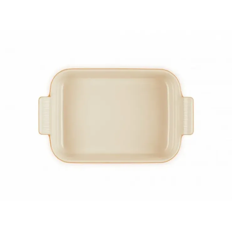 Outlet LE CREUSET Plat Rectangulaire Héritage en Céramique 26 cm Volcanique Tradition