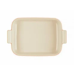New LE CREUSET Plat Rectangulaire Héritage en Céramique 32 cm Volcanique Tradition