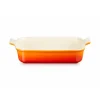 Hot LE CREUSET Plat Rectangulaire Héritage en Céramique 19 cm Volcanique Tradition