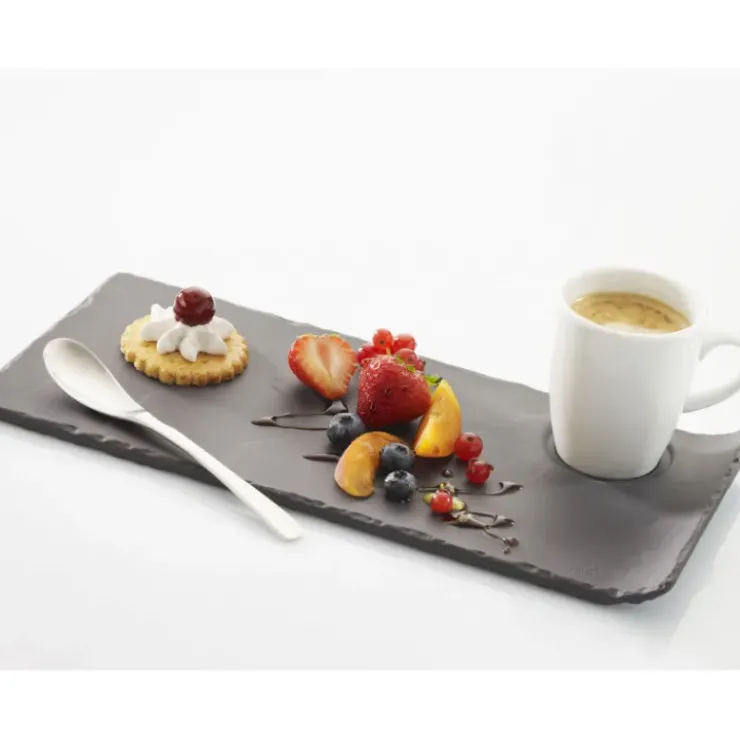 Best REVOL Plateau Gourmand 1 encoche Ardoise 29 x 13 cm Basalt