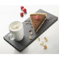 Outlet REVOL Plateau Rectangulaire 1 encoche Ardoise 25 x 12 cm Basalt