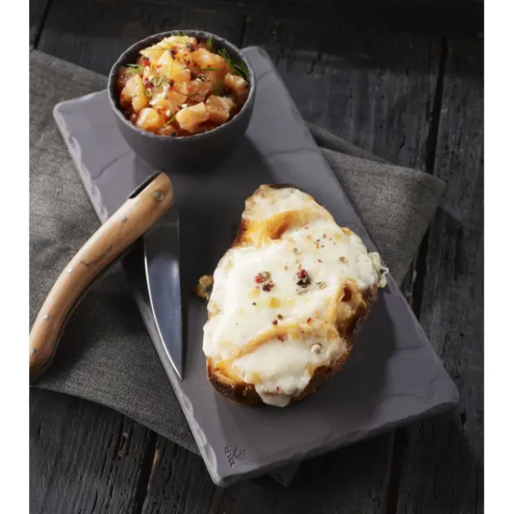 Best REVOL Plateau Rectangulaire Ardoise 20 x 10 cm Basalt