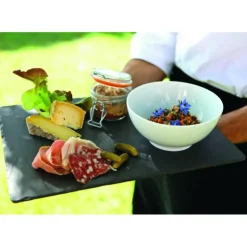 Outlet REVOL Plateau Rectangulaire Ardoise 40 x 30 cm Basalt