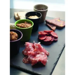 New REVOL Plateau Rectangulaire Ardoise 1/2 GN (32,5 x 27 cm) Basalt