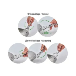 Clearance DE BUYER Poignée Amovible en Fonte d’Inox Loqy