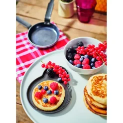 Hot DE BUYER Poêle à Blinis Tôle Bleue Ø 12 cm Blue Carbon