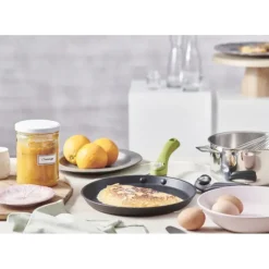 Clearance DE BUYER Poêle à Crêpes Anti Adhésive Ø 26 cm Choc Intense Amovible