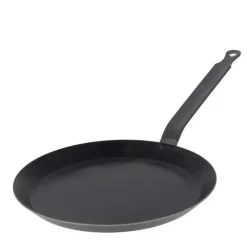 Discount DE BUYER Poêle à Crêpes Tôle Bleue Ø 24 cm Outdoor