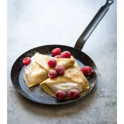 Clearance DE BUYER Poêle à Crêpes Tôle Bleue Ø 18 cm Outdoor