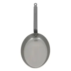 Outlet DE BUYER Poêle à Poisson Carbone Plus 40 cm, Ovale, , Tôle Acier