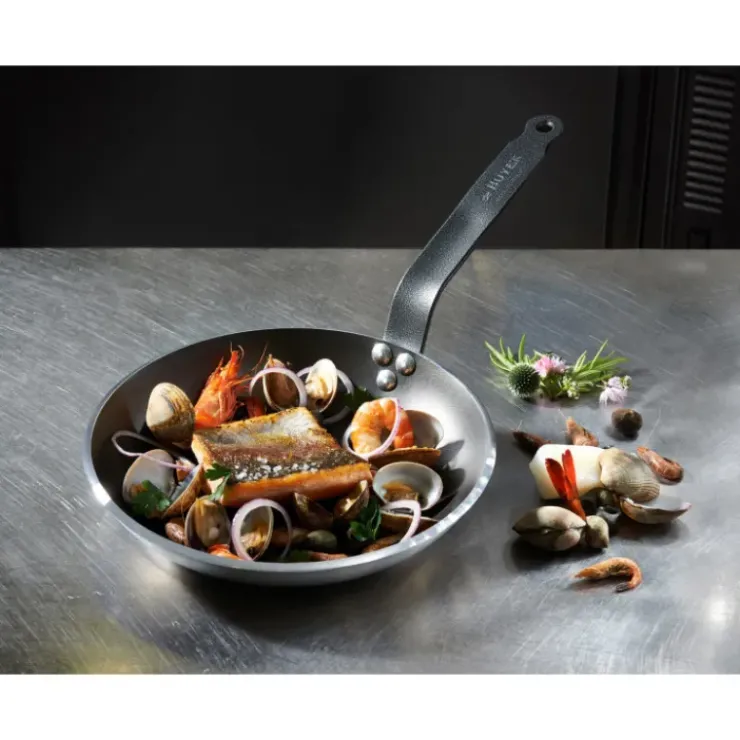 New DE BUYER Poêle Antiadhésive ø24 cm Choc Resto Induction