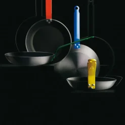 DE BUYER Poêle Antiadhésive ø32 cm HACCP Rouge Choc Resto Induction