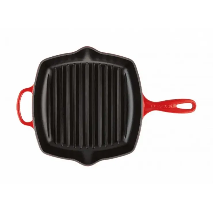 Outlet LE CREUSET Poêle Skillet Carré 26 cm Cerise