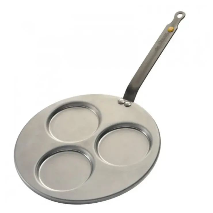 Outlet DE BUYER Poêle triblinis Ø 27 cm Minéral B Element - Poêles en Fer