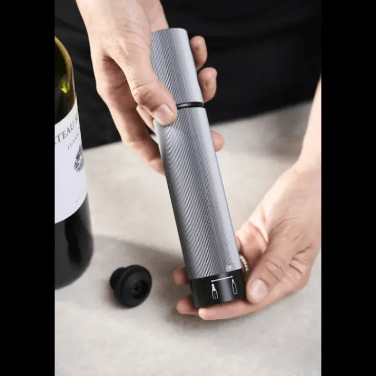 Clearance PEUGEOT Pompe à Vin et Champagne Double Manuelle Acier Line