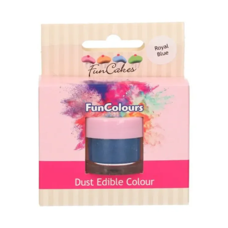 Clearance FUNCAKES Poudre comestible Bleu royal 2 g