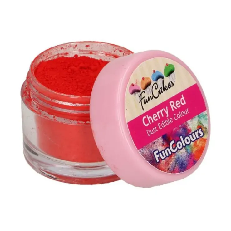 Best FUNCAKES Poudre comestible Rouge cerise 2,5 g
