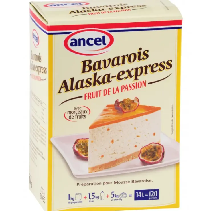 Clearance ANCEL Préparation bavarois Alaska-Express Fruits de la passion 1 kg