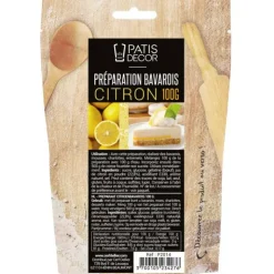 Hot PATISDECOR Préparation Bavarois Gel Citron 100 g Patisdécor