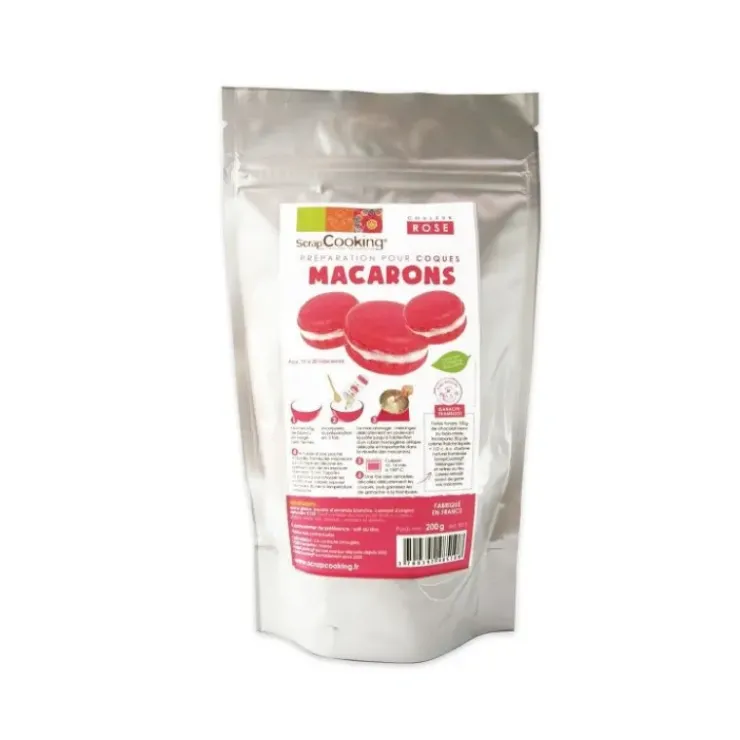 Online SCRAPCOOKING Préparation pour Coques à macarons natures