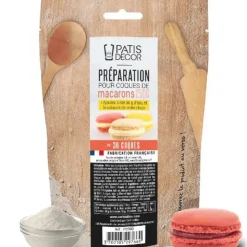 New PATISDECOR Préparation pour Coques de Macarons 250 g Patisdécor