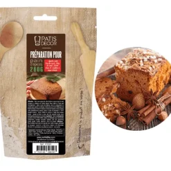 PATISDECOR Préparation pour Pain d'Epices 260 g Patisdécor