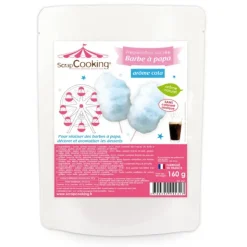 Online SCRAPCOOKING Préparation sucrée pour barbe à papa bleue goût cola